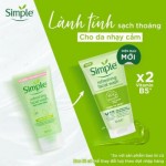 Sữa Rửa Mặt Simple Giúp Da Sạch Thoáng 150ml