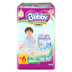 Bỉm tã quần Bobby size XXL 56 miếng (trên 16kg)