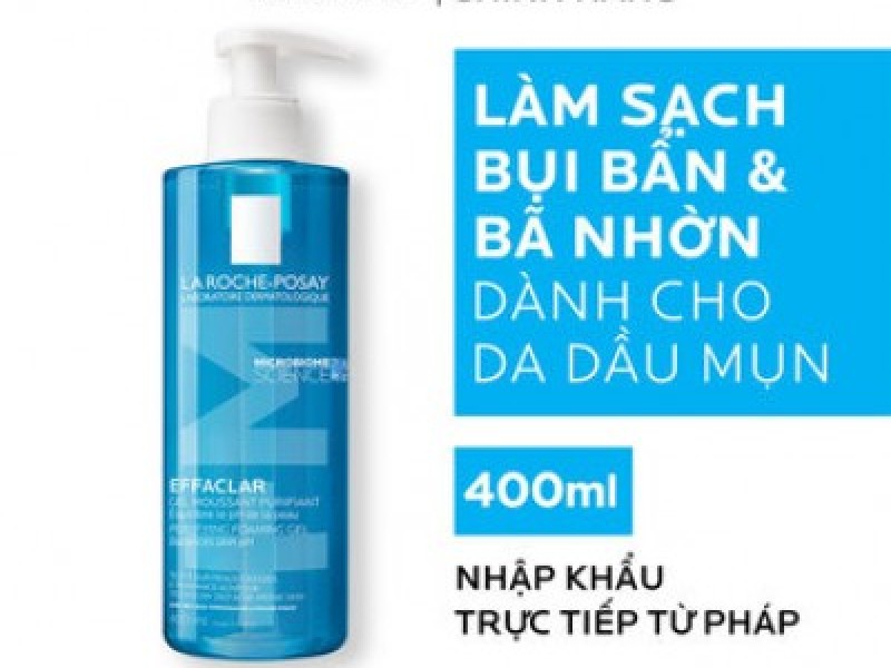 Gel Rửa Mặt La Roche-Posay Dành Cho Da Dầu, Nhạy Cảm 400ml